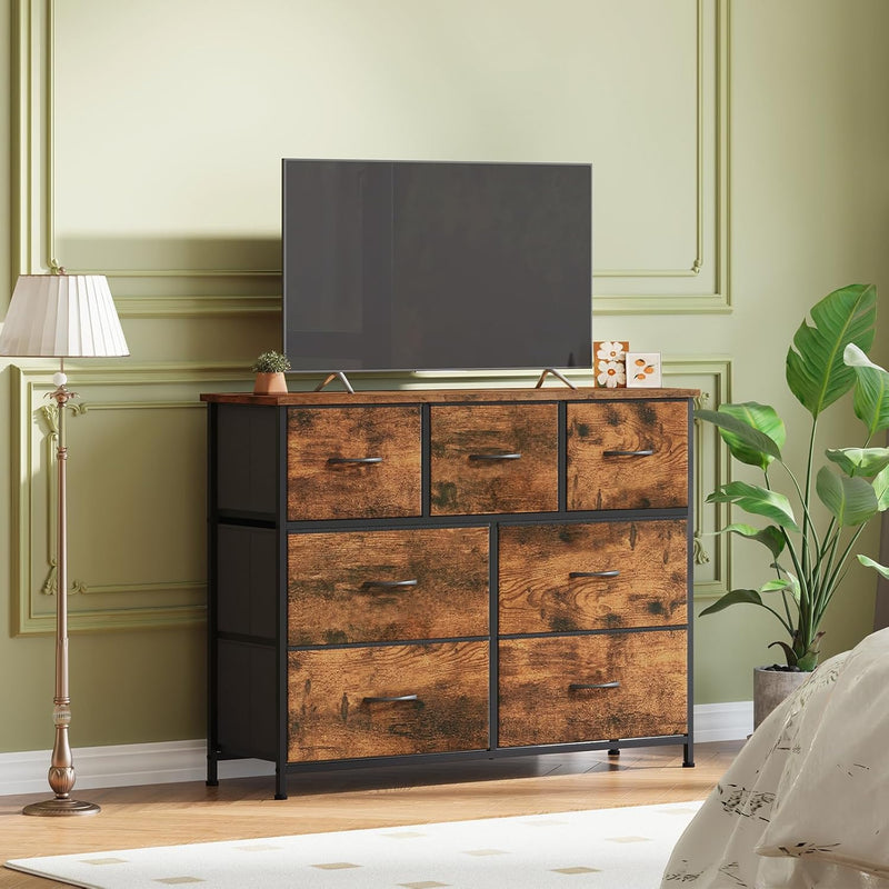 Chest of Drawers for Bedroom 7 Fabric