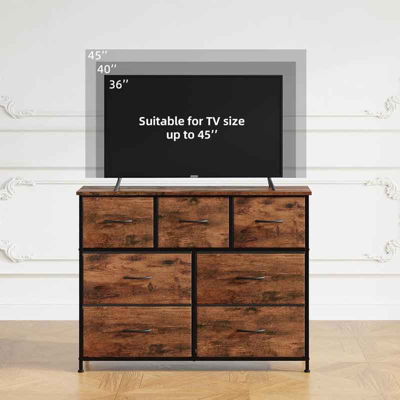 Chest of Drawers for Bedroom 7 Fabric
