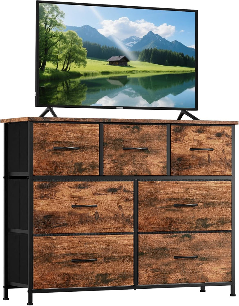 Chest of Drawers for Bedroom 7 Fabric