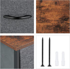 Chest of Drawers Industrial Design 81.5 X 80