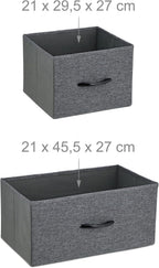 Chest of Drawers Metal 9 Fabric Compartments Shelf