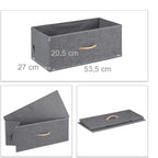 Chest of Drawers on Castors 4 Fabric Decor