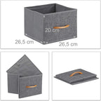 Chest of Drawers on Castors 6 Fabric Decor