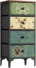Chest of Drawers Slim Bedroom Furniture with 4