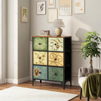 Chest of Drawers Slim Bedroom Furniture with 4