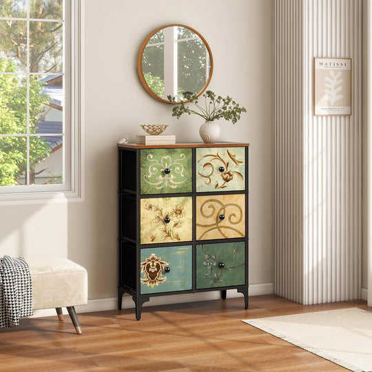 Chest of Drawers Slim Bedroom Furniture with 4