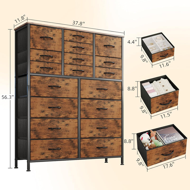 Chest of Drawers with 18 Dressers Chests