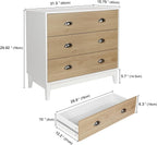 Chest of Drawers with 3 Storage Organiser Wide