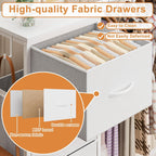 Chest of Drawers with Retractable Hanging Rail