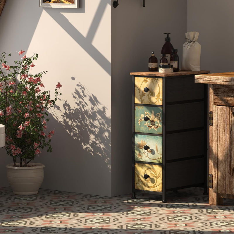 Chest of Drawers with 5 Drawer Narrow Dressers