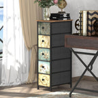 Chest of Drawers with 5 Drawer Narrow Dressers