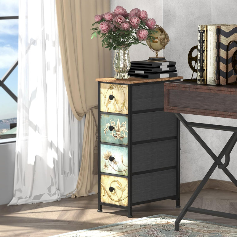 Chest of Drawers with 5 Drawer Narrow Dressers