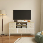 Chest of Drawers with 7 Sturdy Furniture Fabric