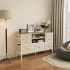 Chest of Drawers with 7 Sturdy Furniture Fabric