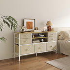 Chest of Drawers with 7 Sturdy Furniture Fabric