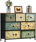 Chest of Drawers with 8 Bohemian Dressing Table