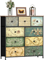 Chest of Drawers with 8 Bohemian Dressing Table