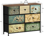 Chest of Drawers with 8 Bohemian Dressing Table