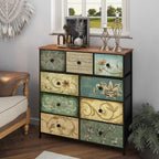 Chest of Drawers with 8 Bohemian Dressing Table