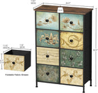 Chest of Drawers with 8 Bohemian Dressing Table
