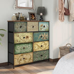 Chest of Drawers with 8 Bohemian Dressing Table