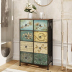 Chest of Drawers with 8 Bohemian Dressing Table
