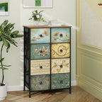 Chest of Drawers with 8 Bohemian Dressing Table