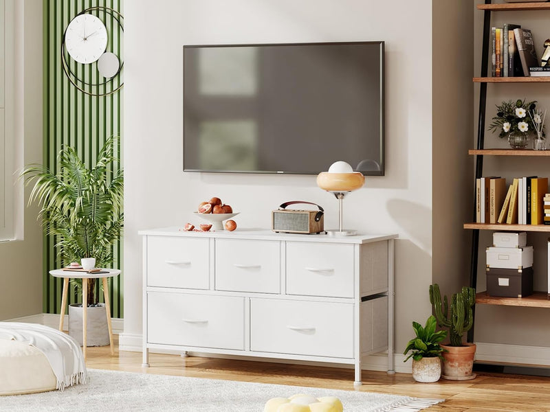 Chest of Drawers with 9 Fabric Storage Dresser