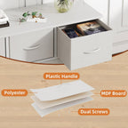 Chest of Drawers with 9 Fabric Storage Dresser