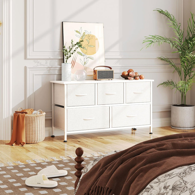 Chest of Drawers with 9 Fabric Storage Dresser