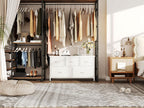 Chest of Drawers with 9 Fabric Storage Dresser