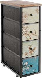 Chest of Drawers with 9 Narrow Tall Dresser