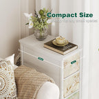 Chest of Drawers with 9 Narrow Tall Dresser