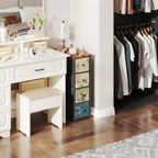 Chest of Drawers with 9 Narrow Tall Dresser