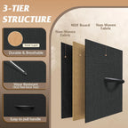 Chest of Drawers with LED Charger Fabric Open