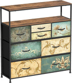 Chest of Drawers with Open Shelf Dresser