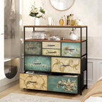 Chest of Drawers with Open Shelf Dresser