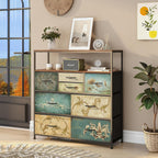 Chest of Drawers with Open Shelf Dresser