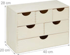 Chest of Drawers Wooden 6 Compartments Self Design