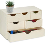 Chest of Drawers Wooden 6 Compartments Self Design