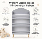 Children's Book Shelf 3-Tier Bookcase Storage for Books