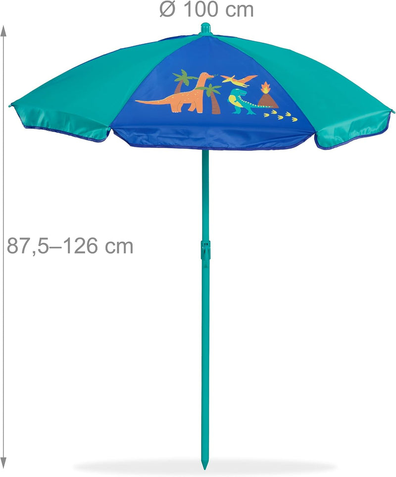 Children’s Camping Furniture Set with Parasol Folding Chairs