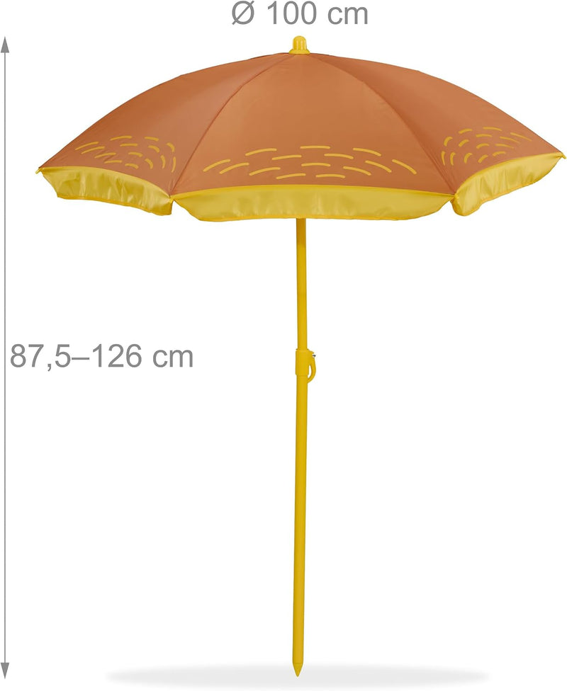 Children’s Camping Furniture Set with Parasol Folding Chairs