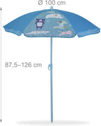 Children’s Camping Furniture Set with Parasol Folding Chairs