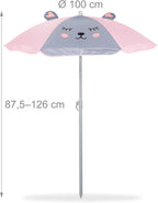 Children’s Camping Furniture Set with Parasol Folding Chairs