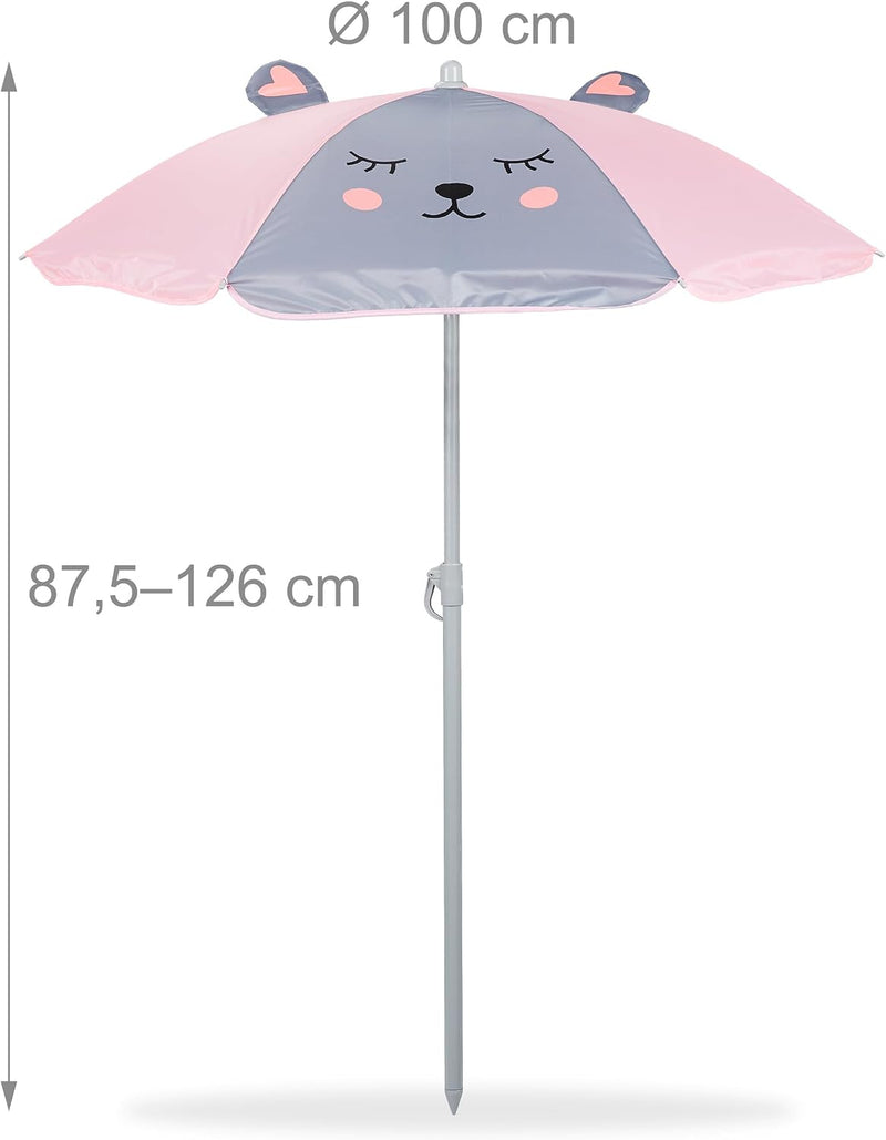 Children’s Camping Furniture Set with Parasol Folding Chairs
