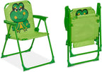 Children's Camping Furniture Set with Parasol Folding Chairs