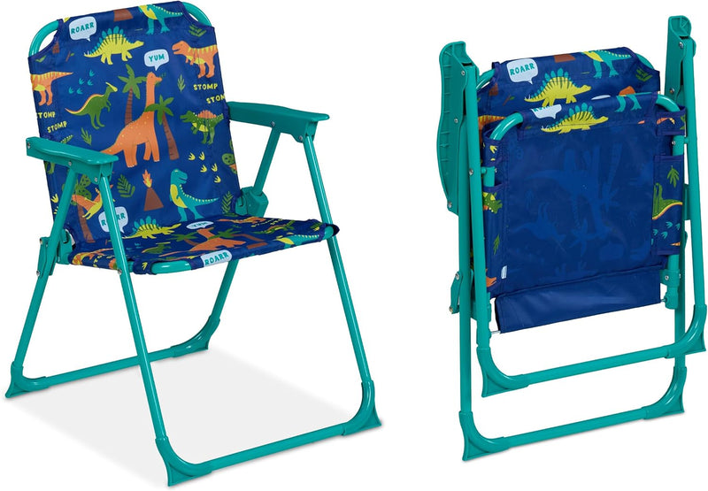 Children’s Camping Furniture Set with Parasol Folding Chairs