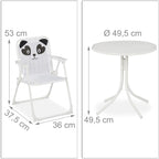 Children’s Camping Furniture Set with Parasol Folding Chairs