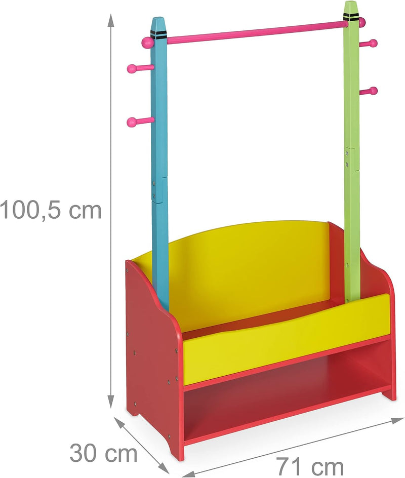 Children's Clothes Rack Coat Rail Kids' Room 4